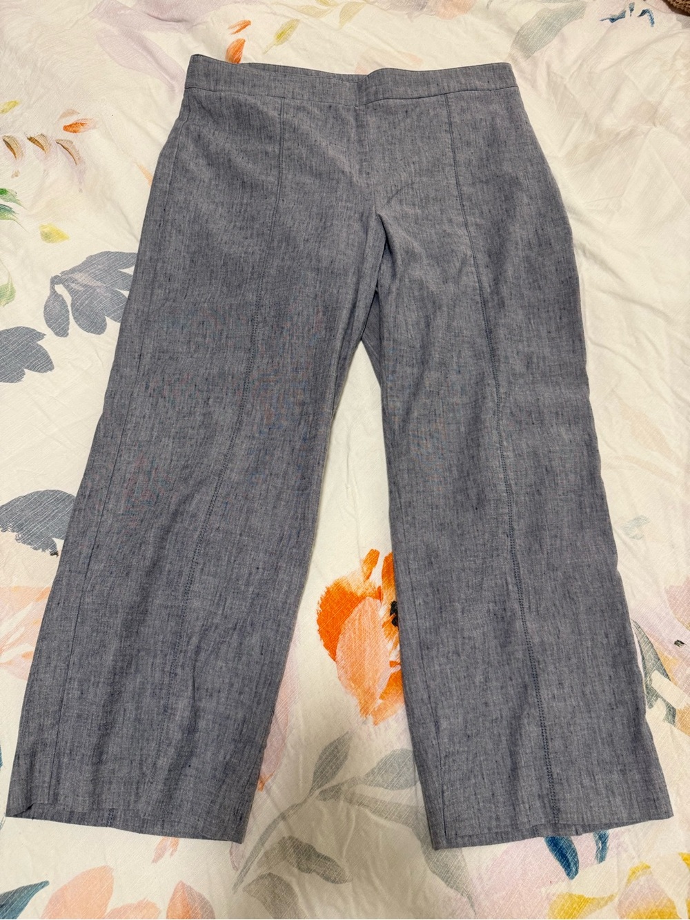 Ann Taylor Light Blue Cropped Trousers